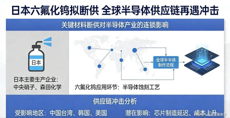 【深度解析】六氟化钨断供危机：半导体制造的“窒息式”断链危机与技术自主的必然抉择 IT技术