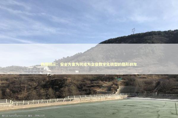 数据揭示：安全方案为何成为企业数字化转型的隐形刹车 IT技术