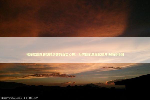 揭秘高端改善型购房者的真实心理:为何他们总在犹豫与决断间徘徊 揭秘高端改善型购房者的真实心理:为何他们总在犹豫与决断间徘徊 房产家居