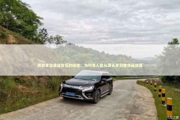 微商拿货渠道背后的秘密:为何有人能从源头拿到奢侈品货源 微商拿货渠道背后的秘密:为何有人能从源头拿到奢侈品货源 企业服务